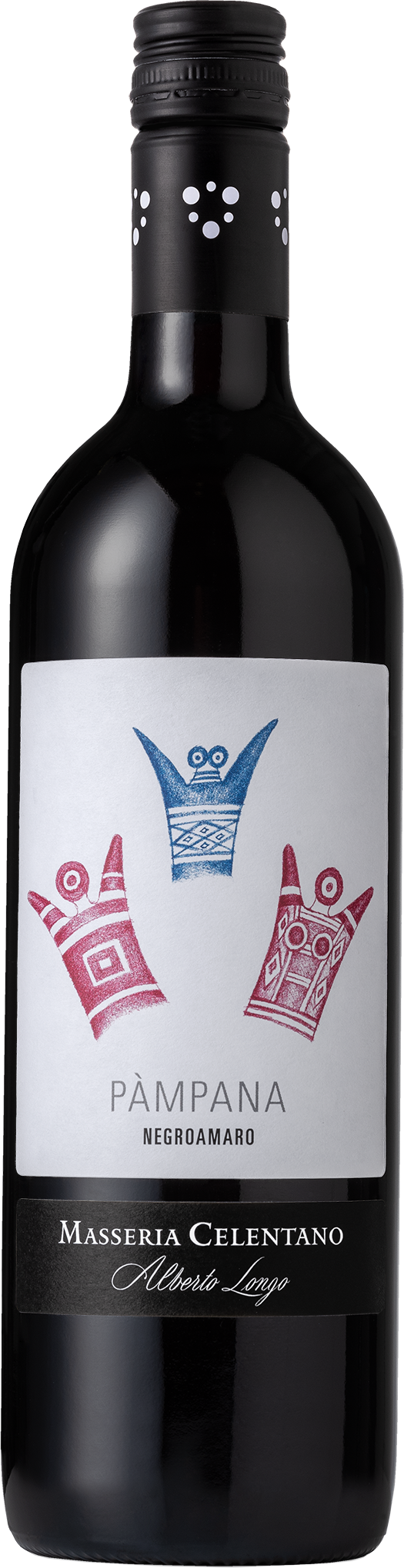 2021 Alberto Longo Masseria Celentano Negroamaro 'Pampana' IGT, Puglia, Italy (750ml)