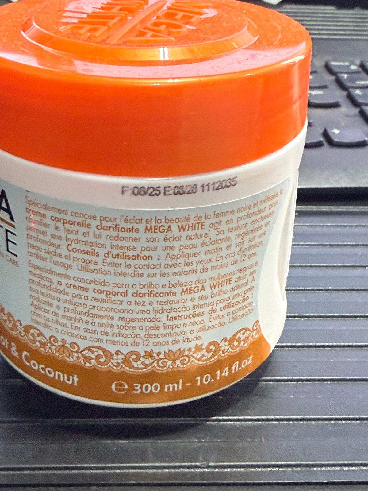 Mega White Clarifying Body Cream 300 Ml - Premium Beauty Product