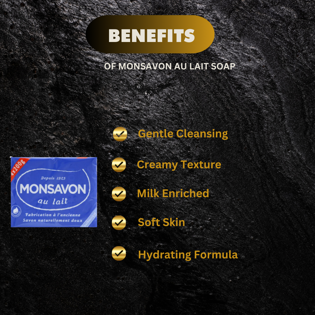 Monsavon Au Lait Soap 200G Pack Of 4 - Premium Beauty Product