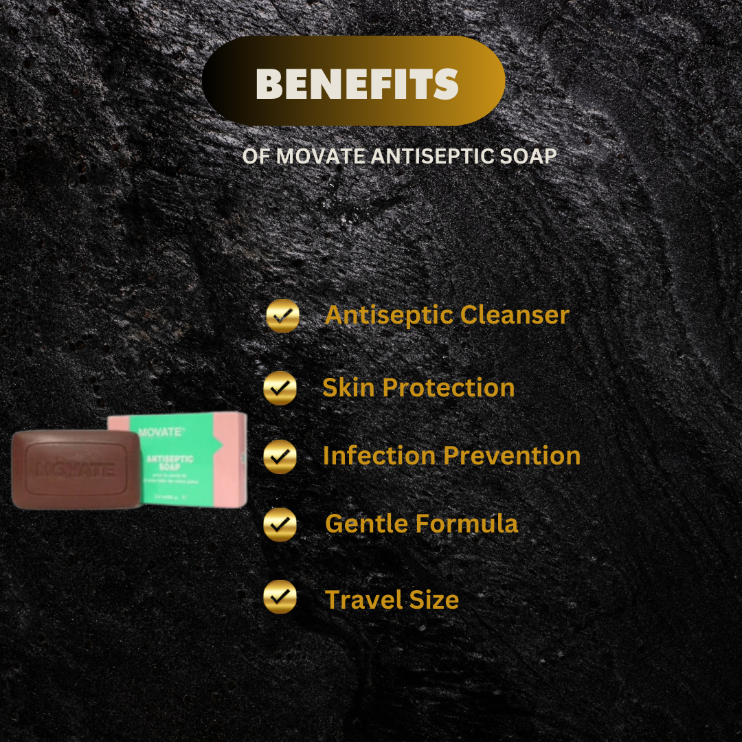 Movate Antiseptic Soap 2 81 Oz - Premium Beauty Product