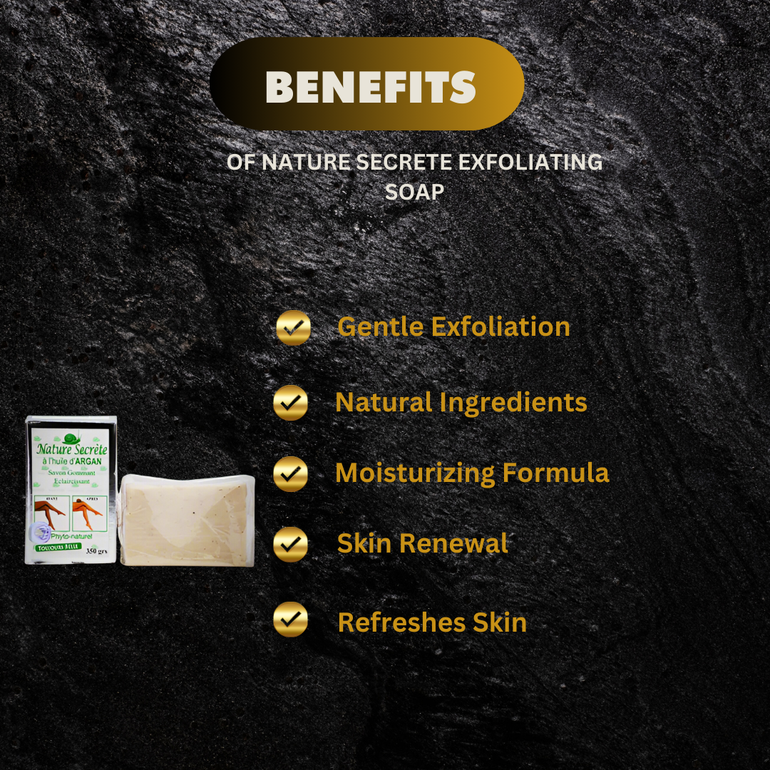 Nature Secrete Exfoliating Soap 11 6 Oz - Premium Beauty Product