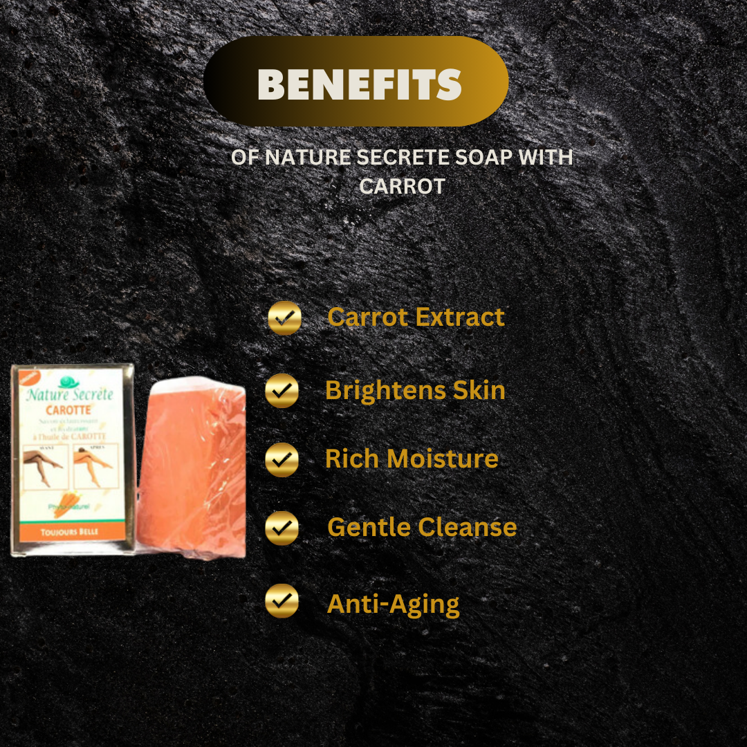 Nature Secrete Moisturizing Soap With Carrot Oil 11 6 Oz - Premium Beauty Product