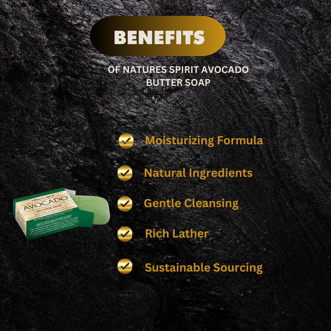 Natures Spirit Avocado Butter Soap 5 Oz - Premium Beauty Product