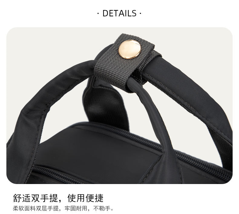 Women's Backpack Large Capacity Student School Bag Lightweight and Easiest for Match Black Backpack 2025 New Casual Casual Backpack