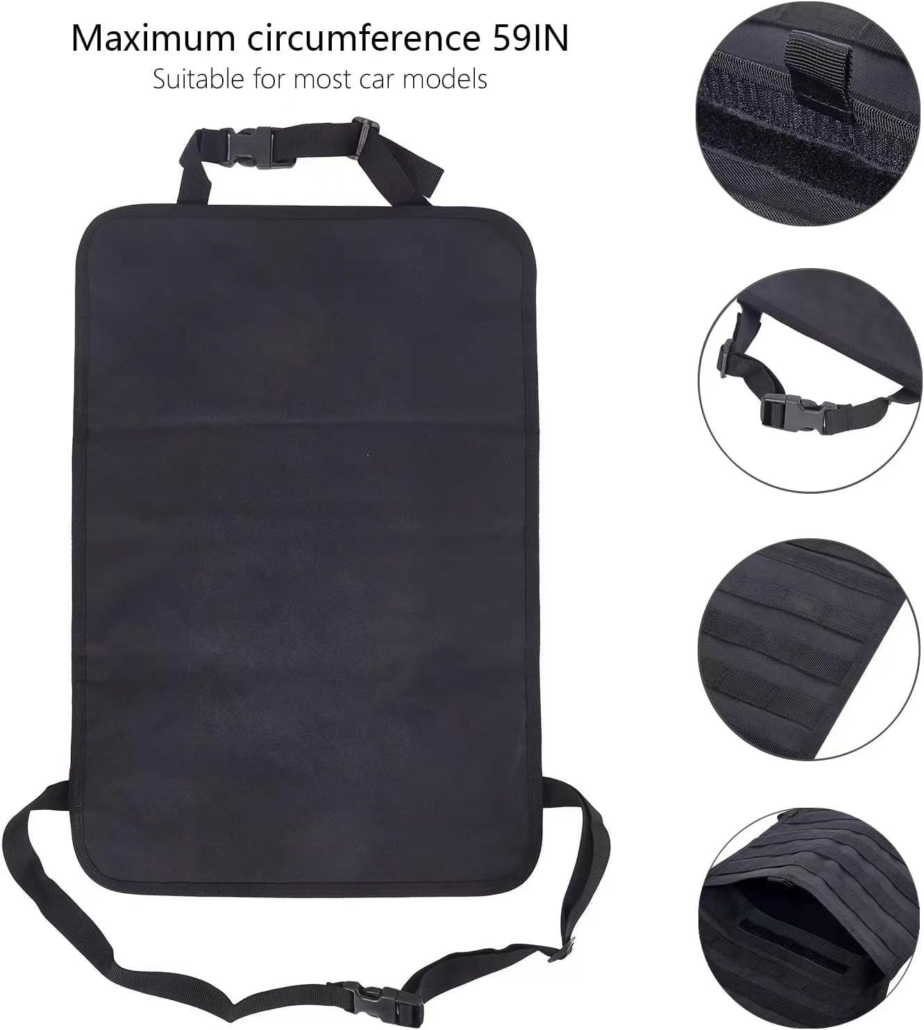 Cross-border car back seat tactical storage bag car multi-functional large-capacity combination storage suspension bag