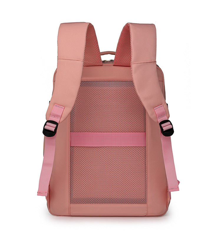 Backpack, Large-Capacity School Bag, College Girl's Computer Bag, Oxford Cloth Backpack, Multi-Functional Backpack