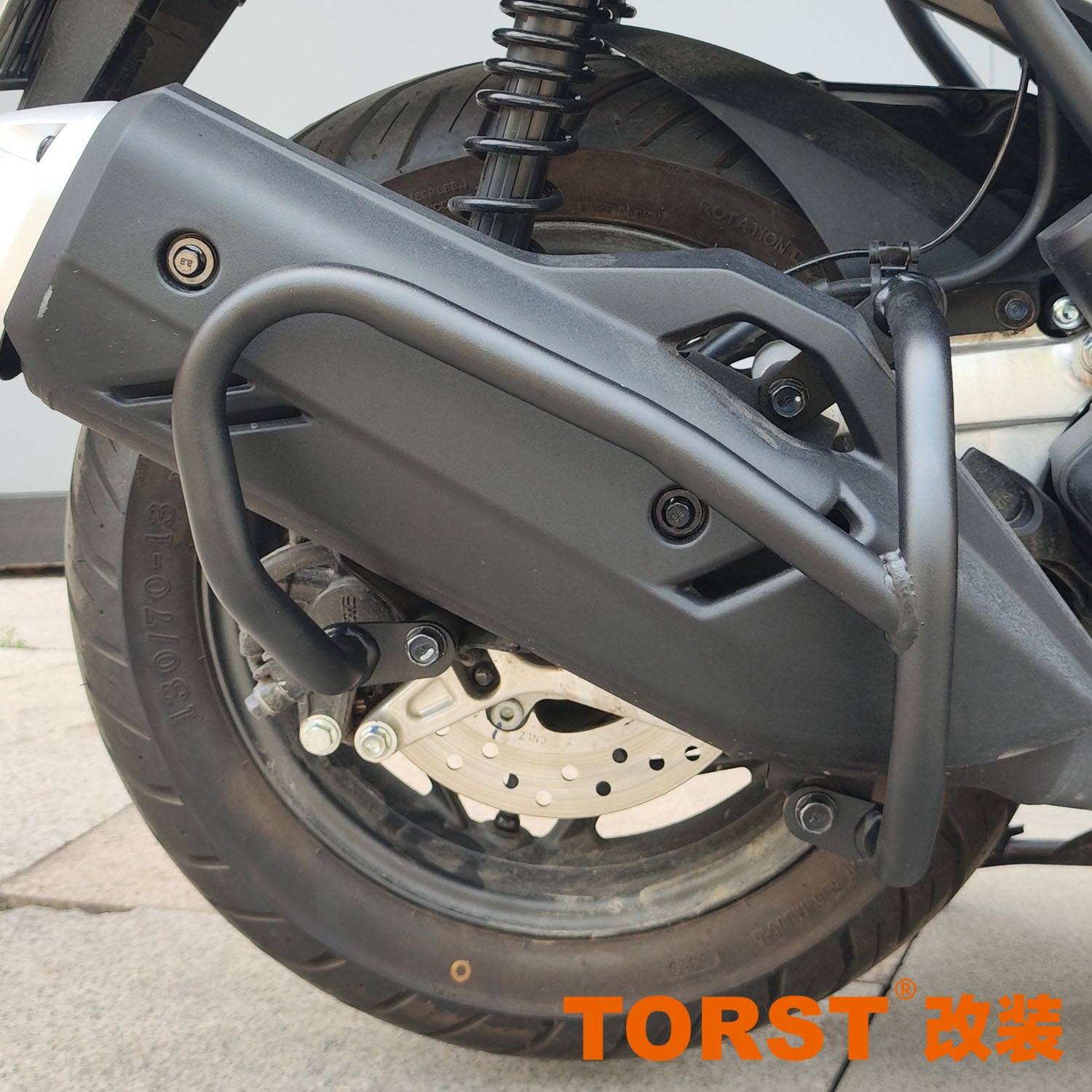 Suitable for NS150GX motorcycle anti-drop protection bar exhaust protection bar front and rear bumper modification parts one-stop modification