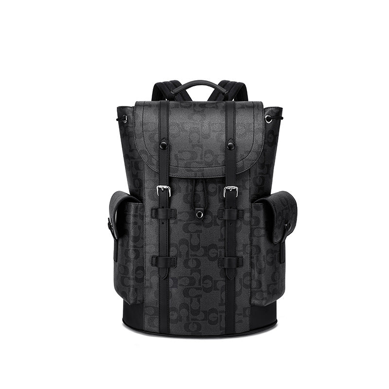 Mark Huafei Brand Backpack Business Casual Large-Capacity Bag Waterproof Multi-Functional High-End Men's Backpack