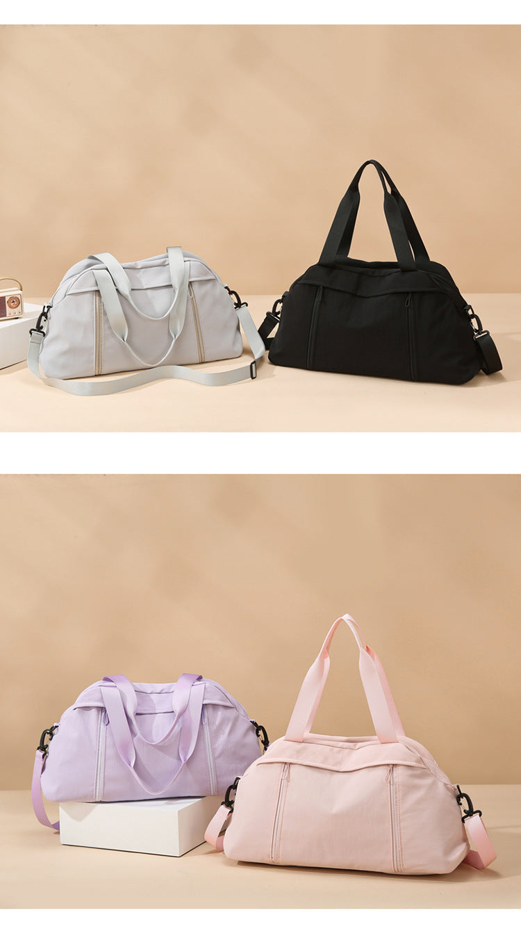 Large-Capacity Cross-Border Dry and Wet Separation Handbag Women's Lightweight Casual Travel Bag Sports Versatile Yoga Bag Shoulder Bag