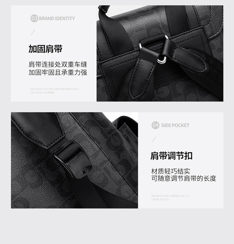 Mark Huafei Brand Backpack Business Casual Large-Capacity Bag Waterproof Multi-Functional High-End Men's Backpack