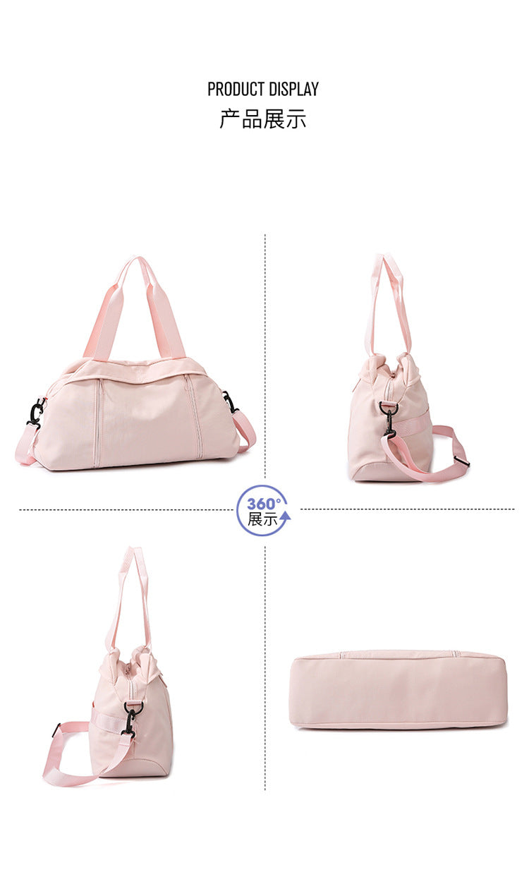 Large-Capacity Cross-Border Dry and Wet Separation Handbag Women's Lightweight Casual Travel Bag Sports Versatile Yoga Bag Shoulder Bag