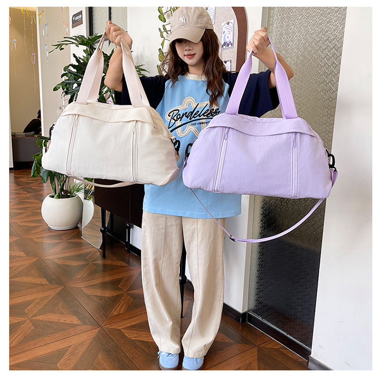 Large-Capacity Cross-Border Dry and Wet Separation Handbag Women's Lightweight Casual Travel Bag Sports Versatile Yoga Bag Shoulder Bag