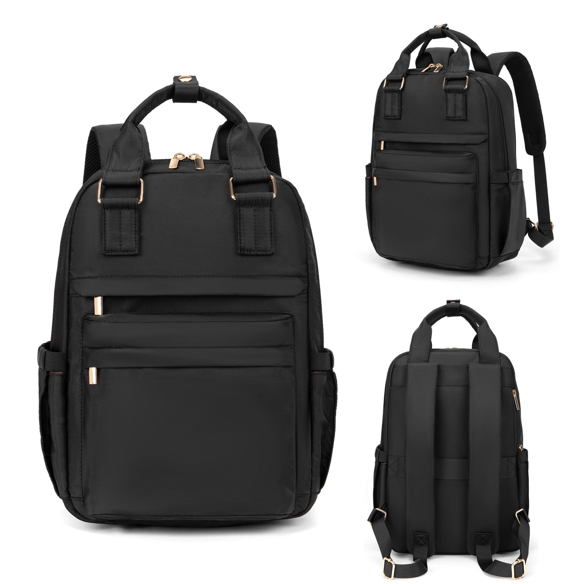 Women's Backpack Large Capacity Student School Bag Lightweight and Easiest for Match Black Backpack 2025 New Casual Casual Backpack