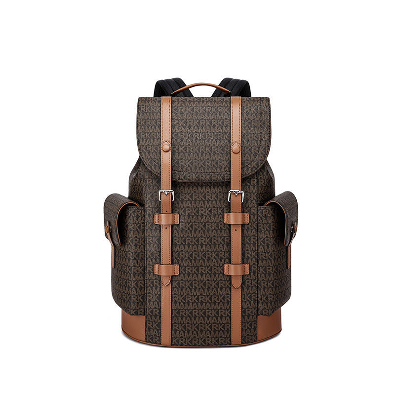 Mark Huafei Brand Backpack Business Casual Large-Capacity Bag Waterproof Multi-Functional High-End Men's Backpack