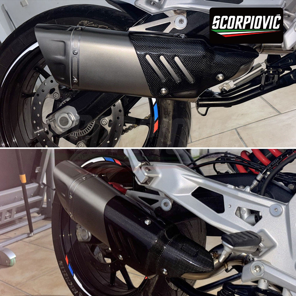 Motorcycle locomotive modified K10 tail section general exhaust pipe 450SR 800NK NINJA400 CBR400