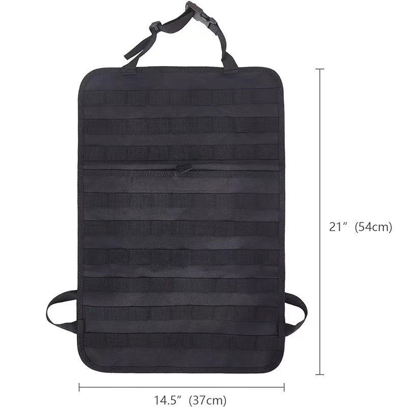 Cross-border car back seat tactical storage bag car multi-functional large-capacity combination storage suspension bag