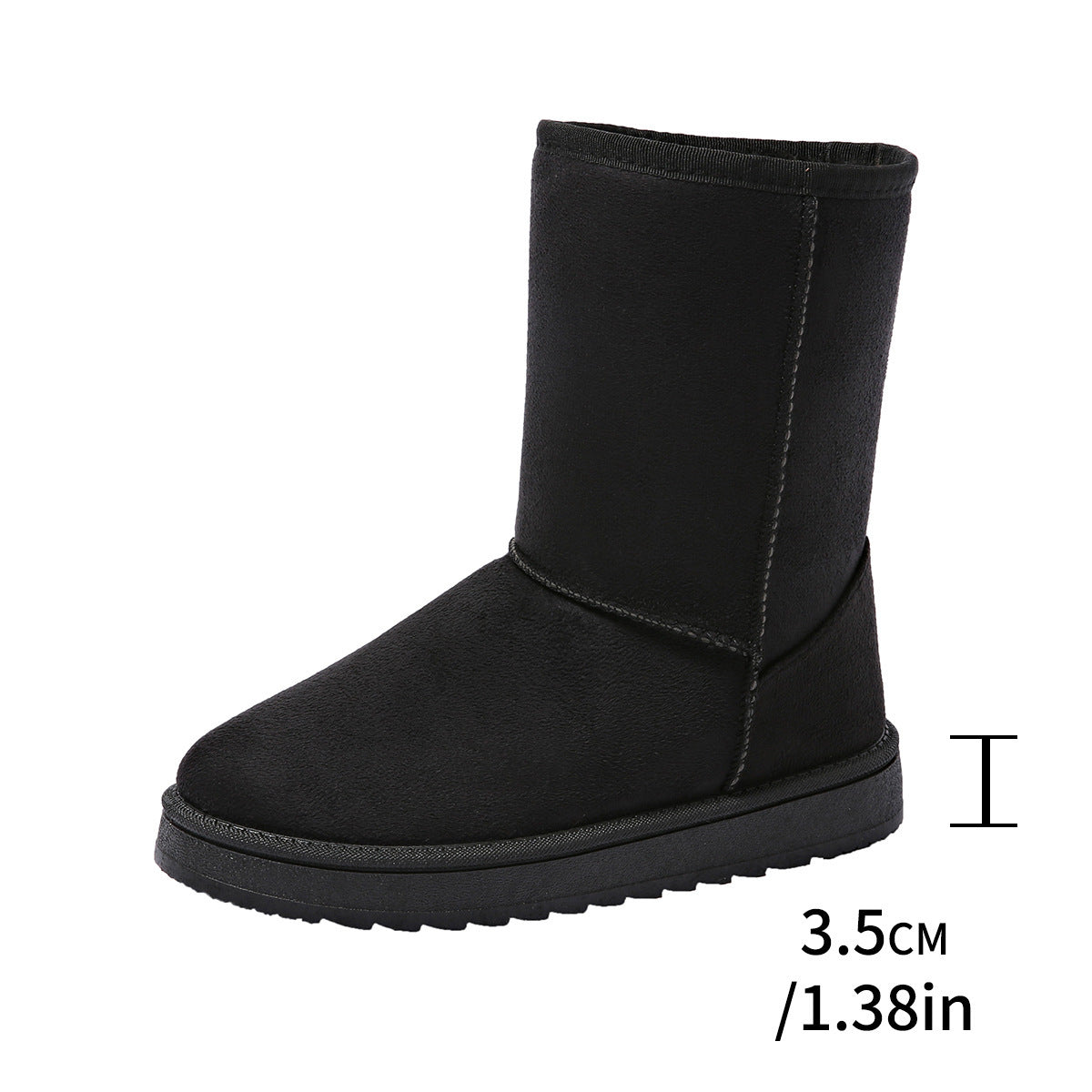 Foreign Trade Cross-Border Snow Boots for Women 2025 Winter New Women's Shoes Fleece-Lined Thickeneded Warm Cotton Shoes for Women Autumn and Winter Cotton Boots for Women