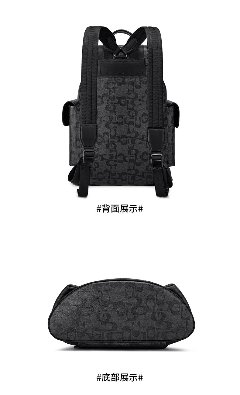Mark Huafei Brand Backpack Business Casual Large-Capacity Bag Waterproof Multi-Functional High-End Men's Backpack