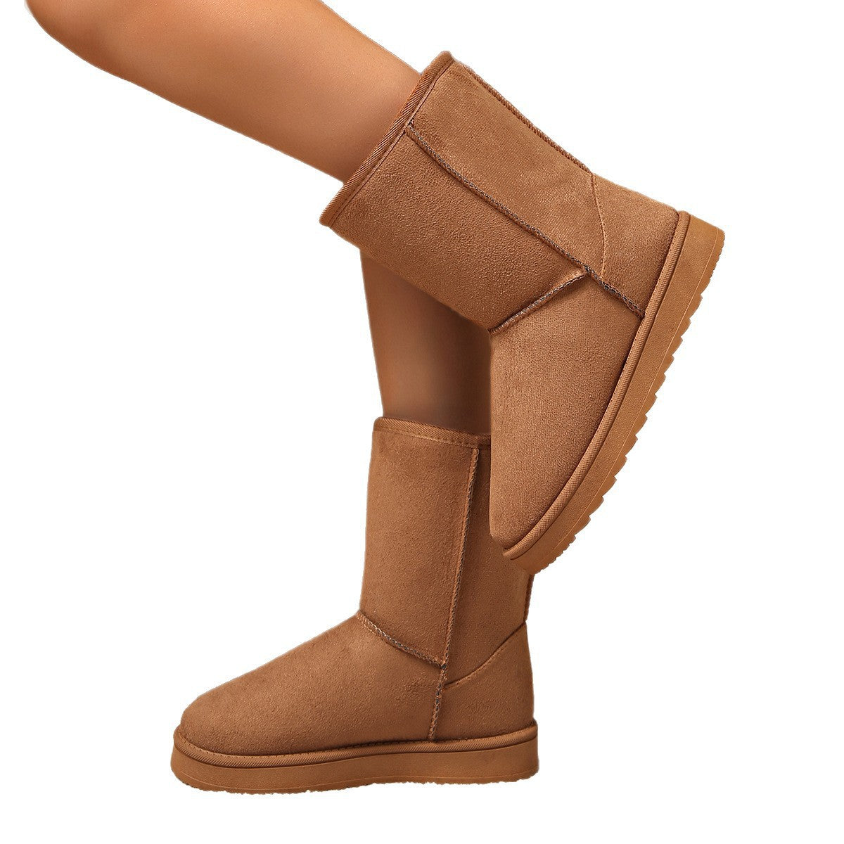 Foreign Trade Cross-Border Snow Boots for Women 2025 Winter New Women's Shoes Fleece-Lined Thickeneded Warm Cotton Shoes for Women Autumn and Winter Cotton Boots for Women