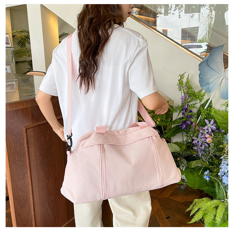 Large-Capacity Cross-Border Dry and Wet Separation Handbag Women's Lightweight Casual Travel Bag Sports Versatile Yoga Bag Shoulder Bag
