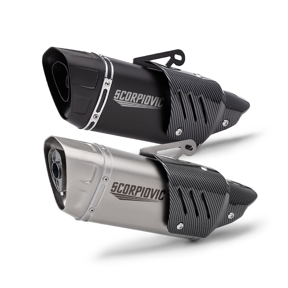 Motorcycle locomotive modified K10 tail section general exhaust pipe 450SR 800NK NINJA400 CBR400