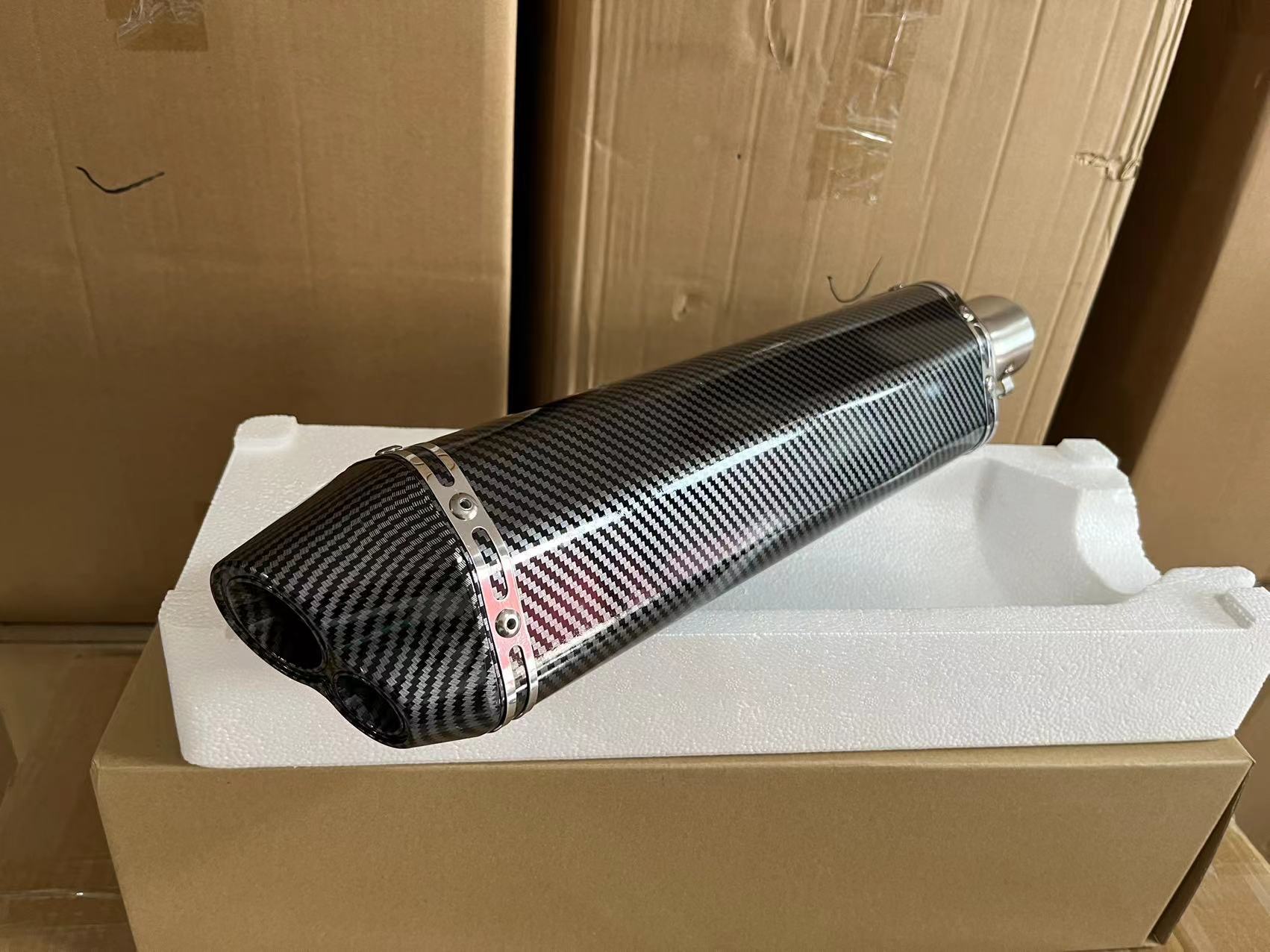 Motorcycle modification sports car Fuxi Kawasaki large displacement racing car small hexagonal universal Huanglong 600 lengthened 470mm