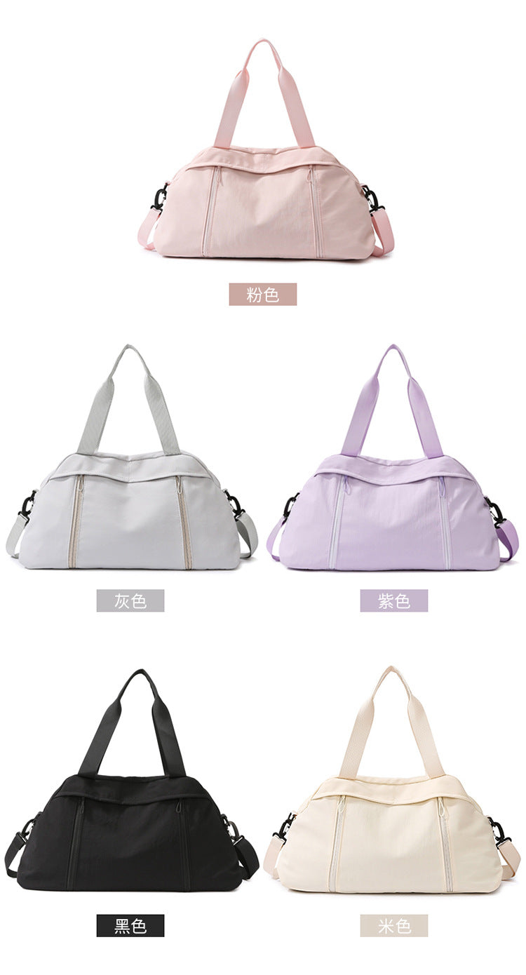 Large-Capacity Cross-Border Dry and Wet Separation Handbag Women's Lightweight Casual Travel Bag Sports Versatile Yoga Bag Shoulder Bag