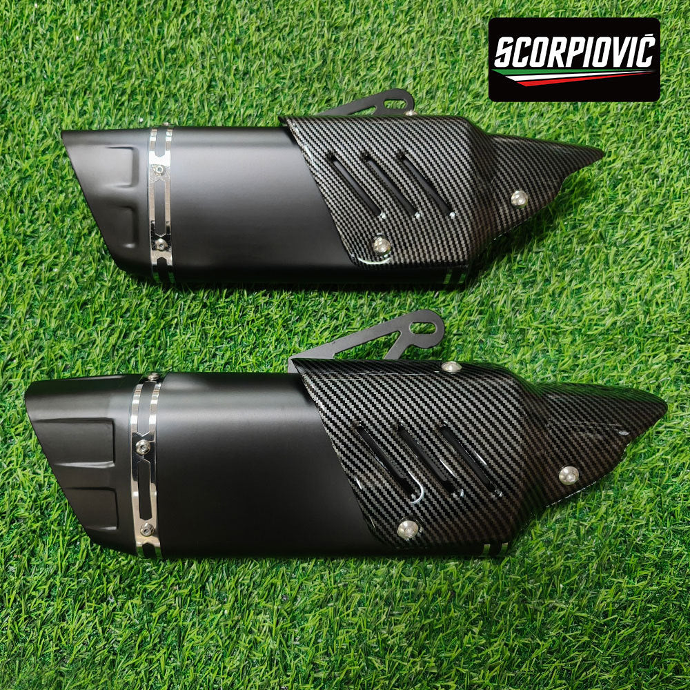 Motorcycle locomotive modified K10 tail section general exhaust pipe 450SR 800NK NINJA400 CBR400