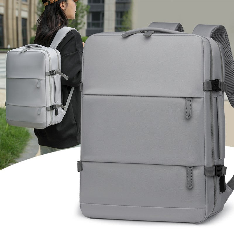 Backpack, Large-Capacity School Bag, College Girl's Computer Bag, Oxford Cloth Backpack, Multi-Functional Backpack