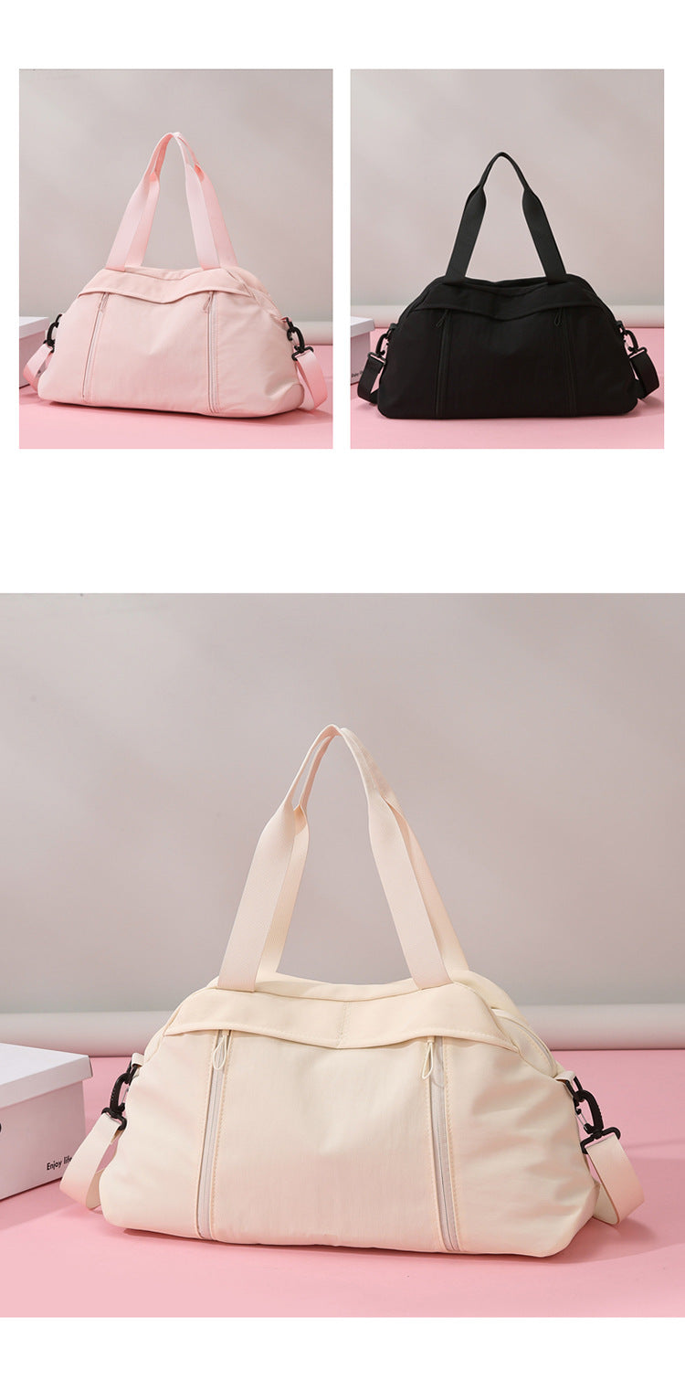 Large-Capacity Cross-Border Dry and Wet Separation Handbag Women's Lightweight Casual Travel Bag Sports Versatile Yoga Bag Shoulder Bag