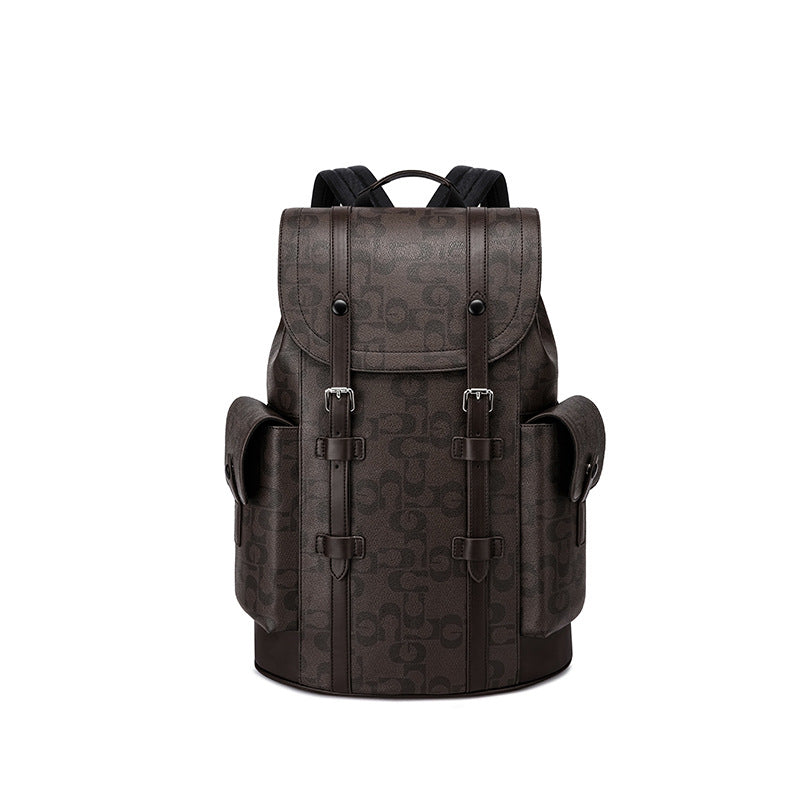 Mark Huafei Brand Backpack Business Casual Large-Capacity Bag Waterproof Multi-Functional High-End Men's Backpack