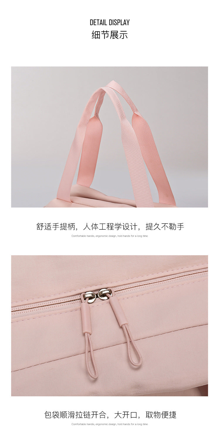 Large-Capacity Cross-Border Dry and Wet Separation Handbag Women's Lightweight Casual Travel Bag Sports Versatile Yoga Bag Shoulder Bag