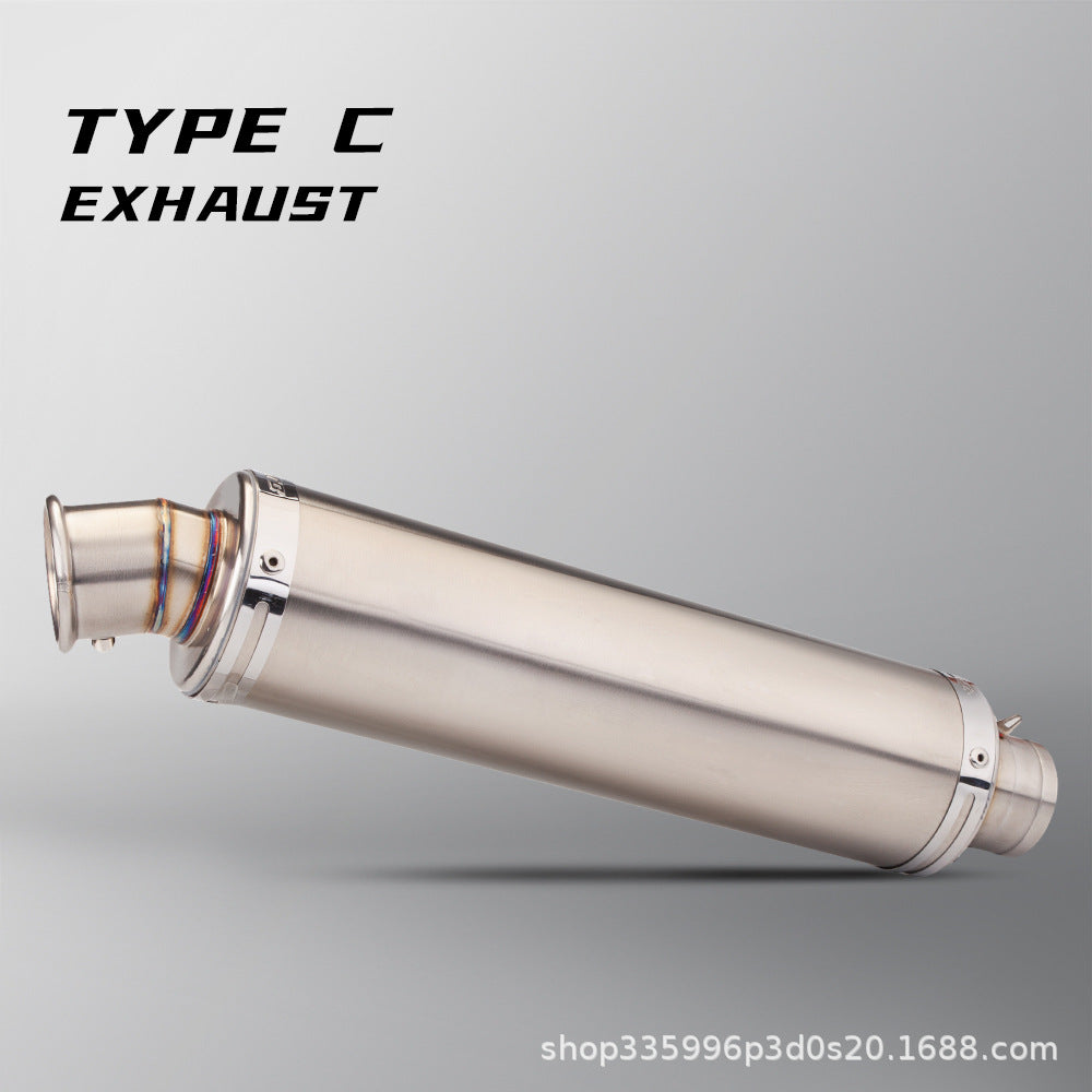 Motorcycle Modified Exhaust Pipe Z900 R3 Cbr650 S1000Rr Stb Stainless Steel Neutral Tail Section