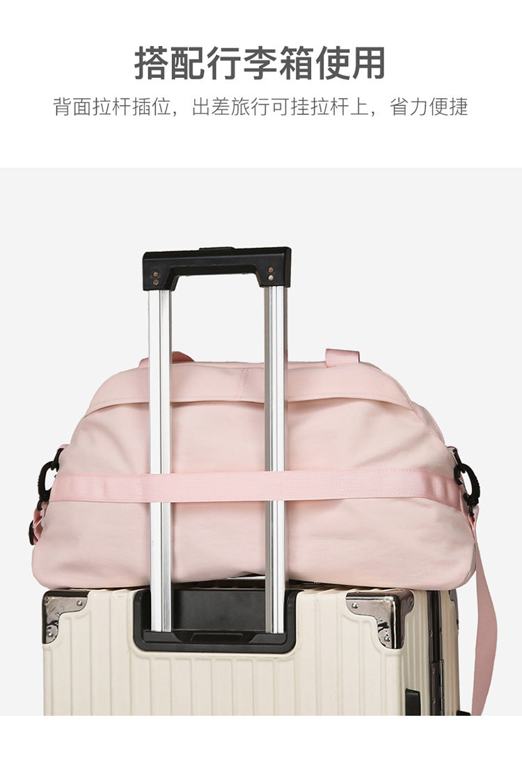 Large-Capacity Cross-Border Dry and Wet Separation Handbag Women's Lightweight Casual Travel Bag Sports Versatile Yoga Bag Shoulder Bag
