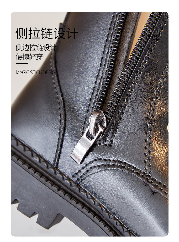 Girls' Boots, No More Than Knee-High, Autumn and Winter High Boots, Catwalk Performance Boots, Kidsren's Fashion Princess High Boots, Simple
