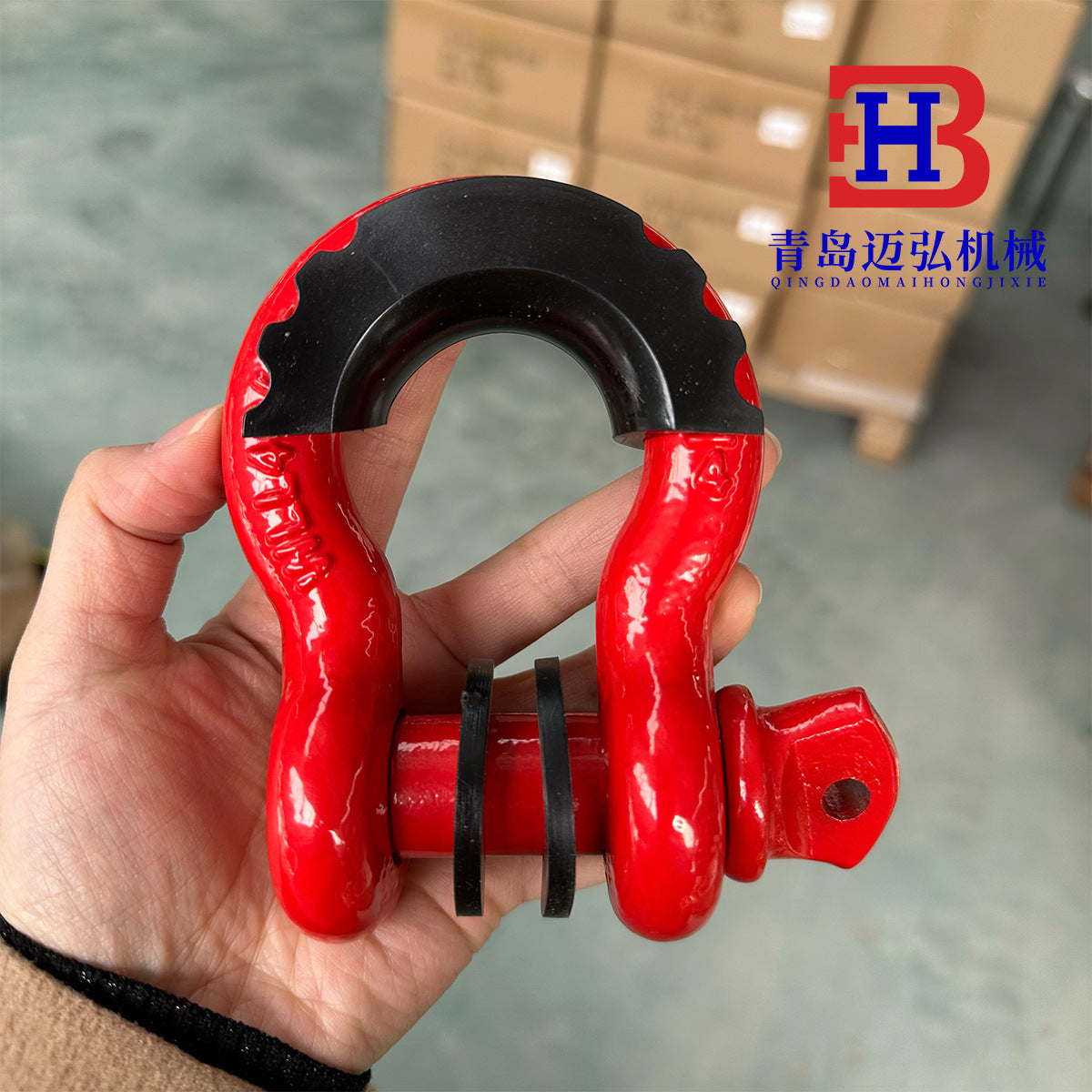 4.75 Ton Off-road Vehicle Trailer Hook Trailer with Rescue Shackle G209 American Forged Bow 3/4 Trailer Shackle