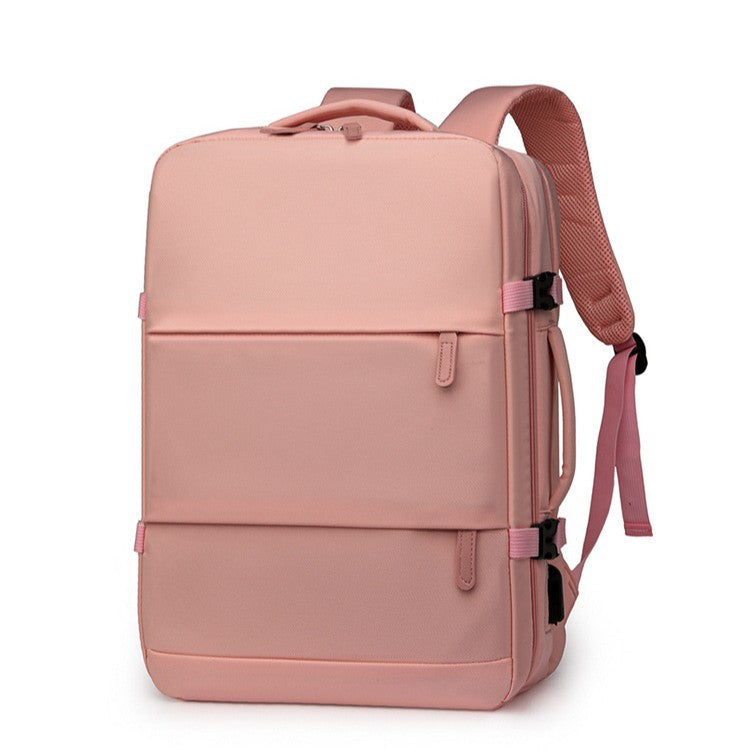 Backpack, Large-Capacity School Bag, College Girl's Computer Bag, Oxford Cloth Backpack, Multi-Functional Backpack