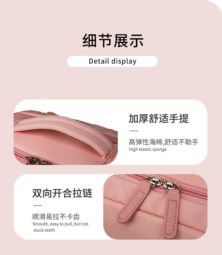 Backpack, Large-Capacity School Bag, College Girl's Computer Bag, Oxford Cloth Backpack, Multi-Functional Backpack