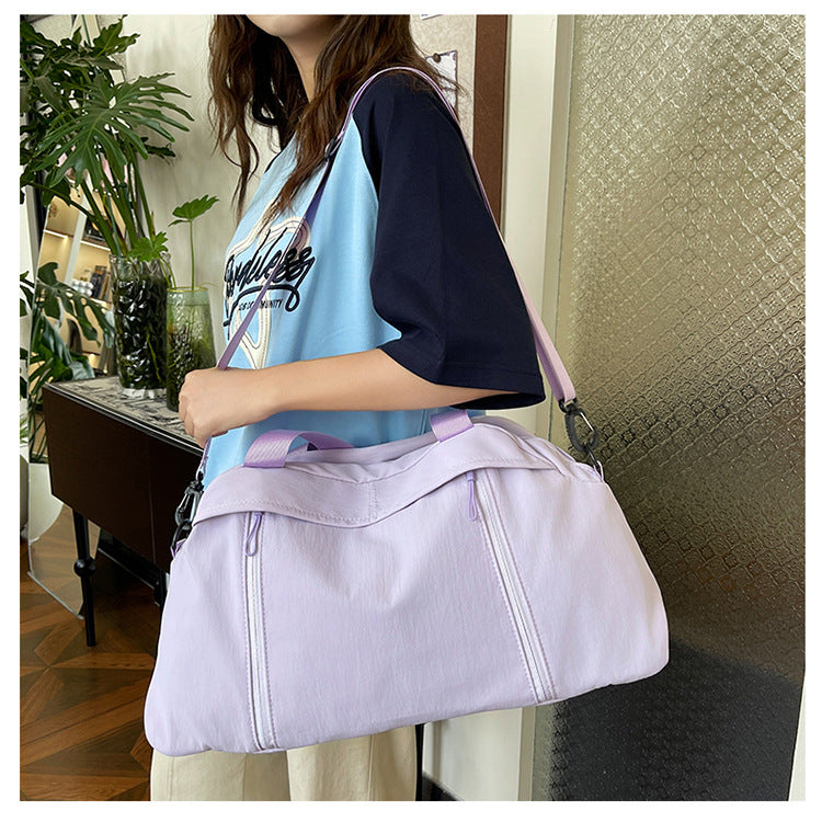 Large-Capacity Cross-Border Dry and Wet Separation Handbag Women's Lightweight Casual Travel Bag Sports Versatile Yoga Bag Shoulder Bag