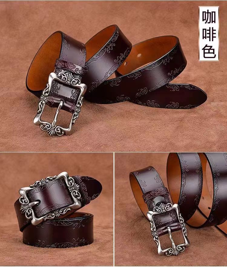 New Women's Belt Retro Belt Women's Versatile Decorative Jeans Belt Korean Style Fashion Casual Cross-Border Supply