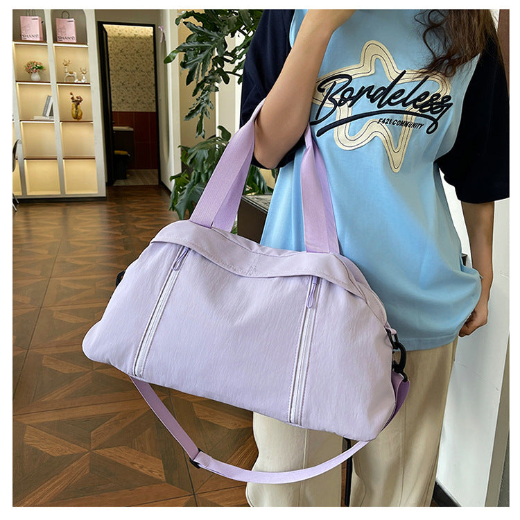 Large-Capacity Cross-Border Dry and Wet Separation Handbag Women's Lightweight Casual Travel Bag Sports Versatile Yoga Bag Shoulder Bag