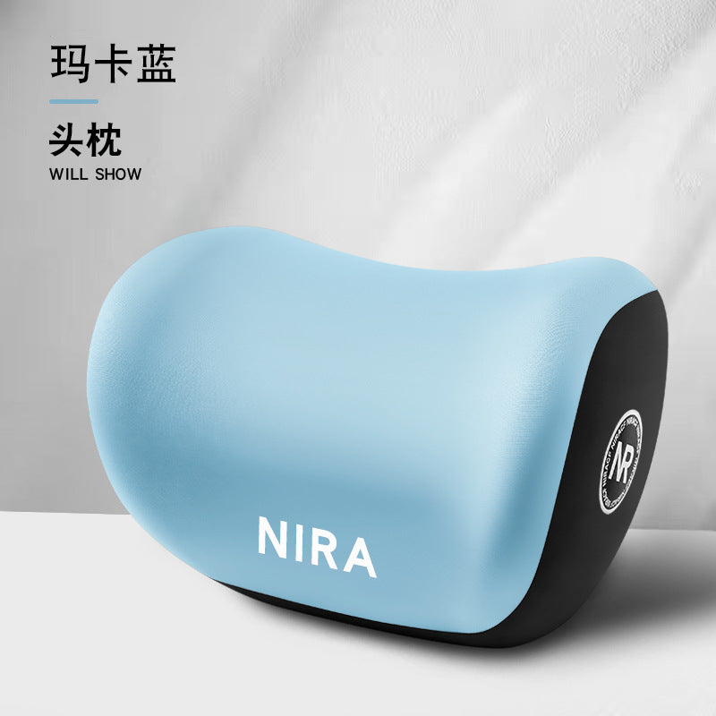 Car Neck Pillow, Headrest, Car Memory Foam Lumbar Support, Enlarged and Thickened Lumbar Support, Seat Lumbar Back Cushion, Pillow Set