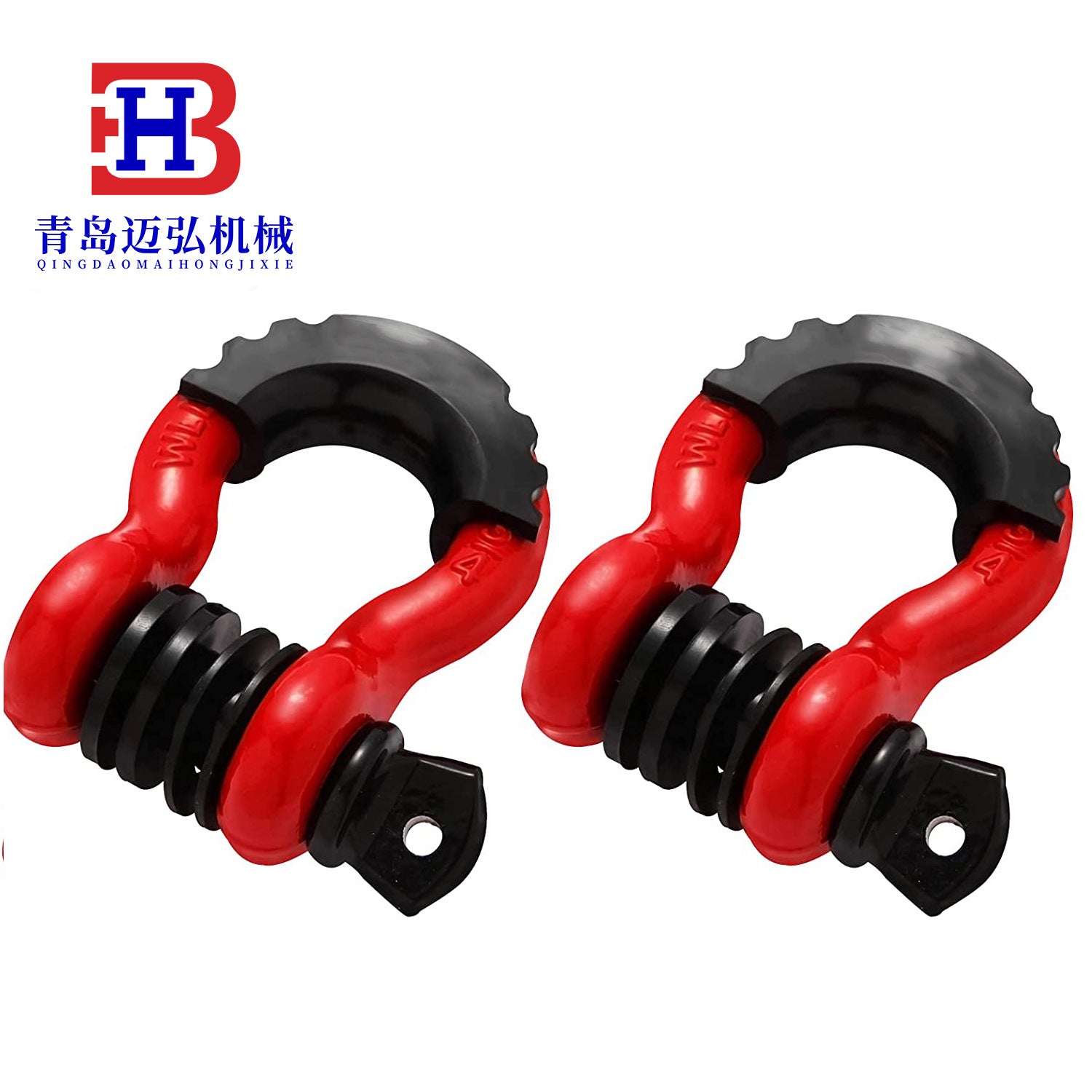 4.75 Ton Off-road Vehicle Trailer Hook Trailer with Rescue Shackle G209 American Forged Bow 3/4 Trailer Shackle