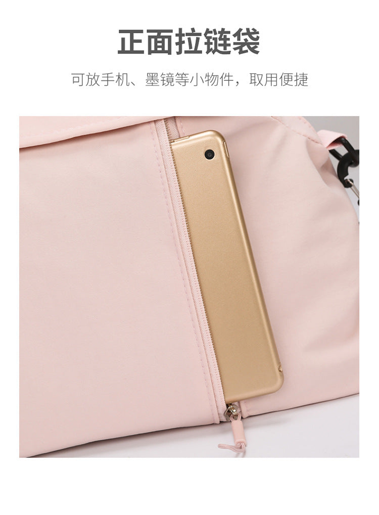 Large-Capacity Cross-Border Dry and Wet Separation Handbag Women's Lightweight Casual Travel Bag Sports Versatile Yoga Bag Shoulder Bag