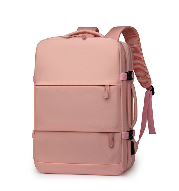 Backpack, Large-Capacity School Bag, College Girl's Computer Bag, Oxford Cloth Backpack, Multi-Functional Backpack