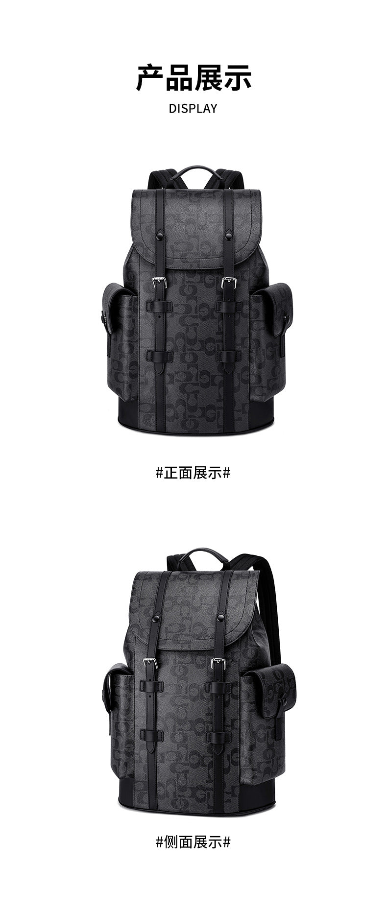 Mark Huafei Brand Backpack Business Casual Large-Capacity Bag Waterproof Multi-Functional High-End Men's Backpack