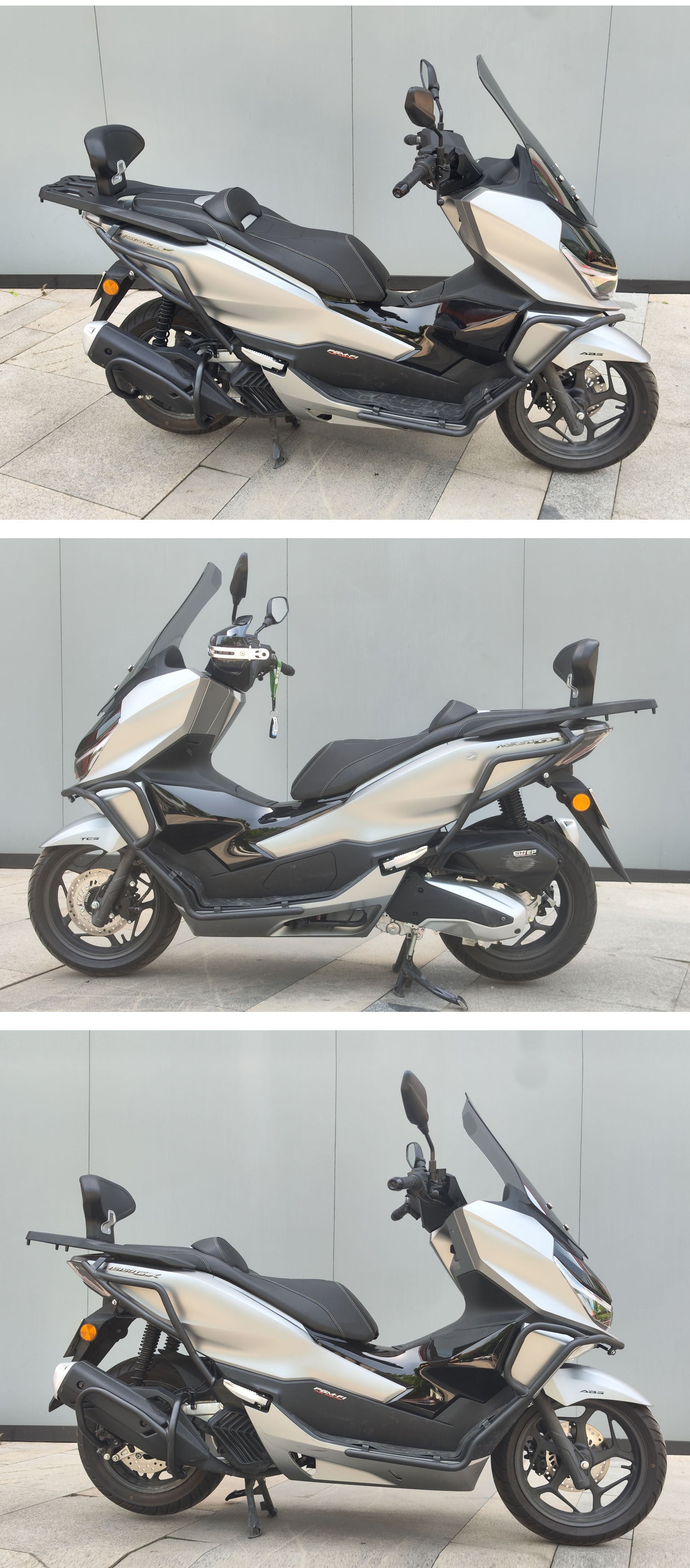 Suitable for NS150GX motorcycle anti-drop protection bar exhaust protection bar front and rear bumper modification parts one-stop modification