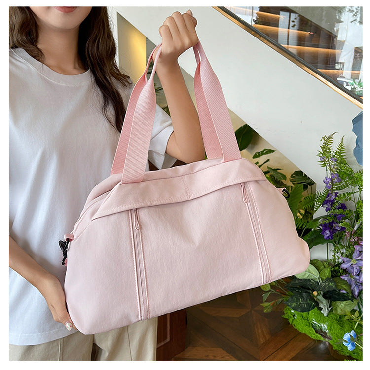 Large-Capacity Cross-Border Dry and Wet Separation Handbag Women's Lightweight Casual Travel Bag Sports Versatile Yoga Bag Shoulder Bag