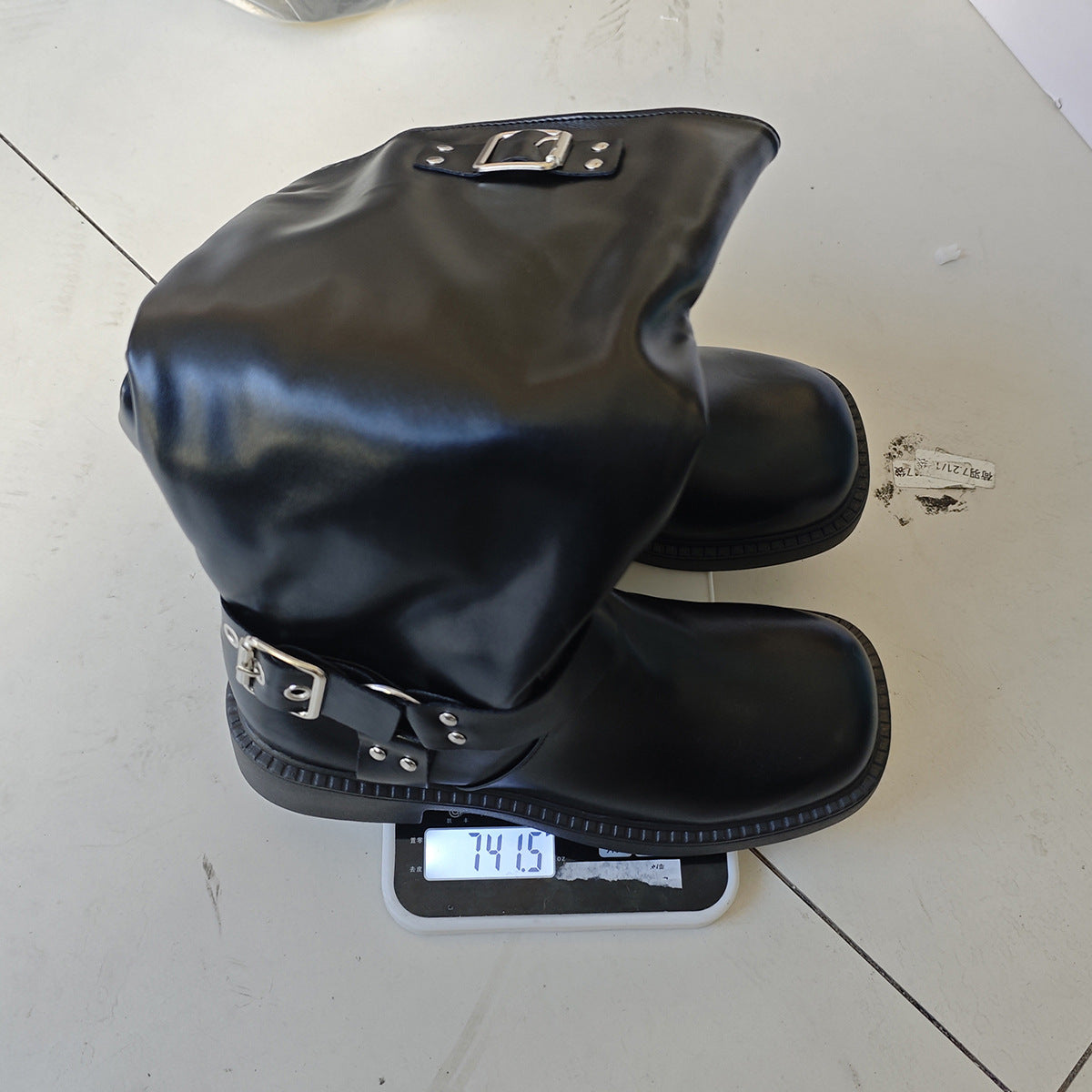 New British Autumn and Winter Chimney Women's Boots Thick High-Heeled Knight Boots Amazon Foreign Trade Style Temperament Commuting