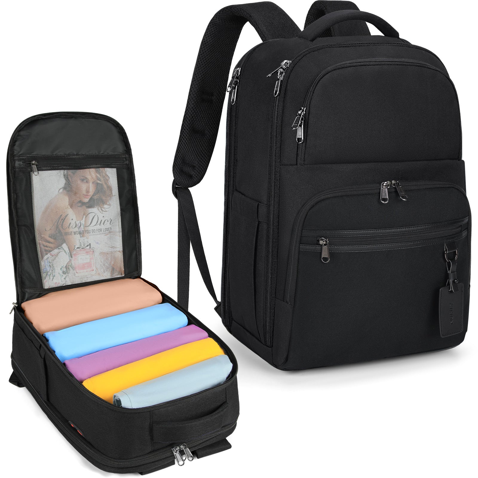 Nubily Cross-Border Business Men's Backpack Large Capacity Backpack Travel Bag Backpack Computer Bag School Bag Guangzhou Lion Ling